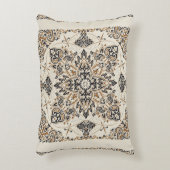ヴィンテージオーナメントペイズリーバンダナプリントシルクネック アクセントクッション (正面(垂直))