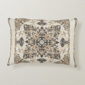 ヴィンテージオーナメントペイズリーバンダナプリントシルクネック アクセントクッション (裏面)