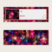 'ヴィンテージオーナメント'ホリデーギフトラベル (正面&裏面)