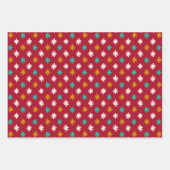 ヴィンテージオーナメントホリデーセット ラッピングペーパーシート (正面3)