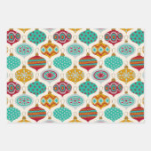 ヴィンテージオーナメントホリデーセット ラッピングペーパーシート (正面)