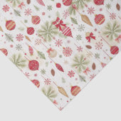 ヴィンテージオーナメントボタニカルホリデークリスマス 薄葉紙 (詳細)