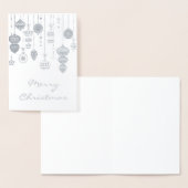 ヴィンテージオーナメントメリークリスマスフォイルカード 箔カード (ディスプレー)