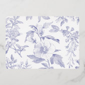 ヴィンテージオーナメント水色なし写真箔 箔シーズンカード (裏面)