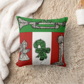 ヴィンテージオーナメント クッション (ブランケット)