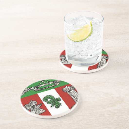 ヴィンテージオーナメント コースター (側面)