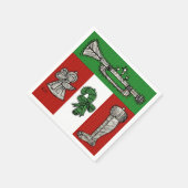 ヴィンテージオーナメント スタンダードカクテルナプキン (角)