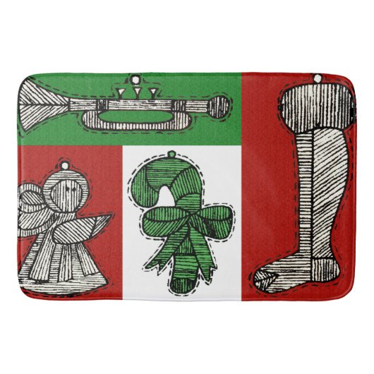 ヴィンテージオーナメント バスマット (正面)