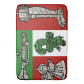 ヴィンテージオーナメント バスマット (正面縦)