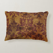 ヴィンテージオーナメント、バロックのロココテクスチャ。 アクセントクッション (裏面)