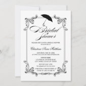 ヴィンテージオーナメント ブライダルシャワー 招待状 (正面)