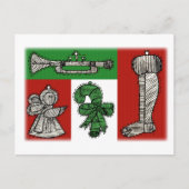 ヴィンテージオーナメント ポストカード (正面)