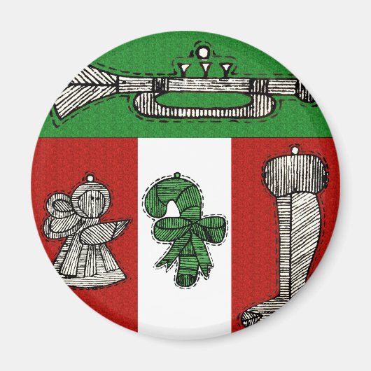 ヴィンテージオーナメント マグネット (正面)