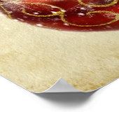 ヴィンテージオーナメント「メリークリスマス」 ポスター (角)