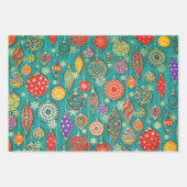 ヴィンテージオーナメント ラッピングペーパーシート (正面3)