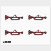 ヴィンテージオーナメント 楕円形シール (シート)