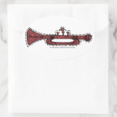 ヴィンテージオーナメント 楕円形シール (バッグ)