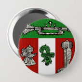 ヴィンテージオーナメント 缶バッジ (正面&裏面)