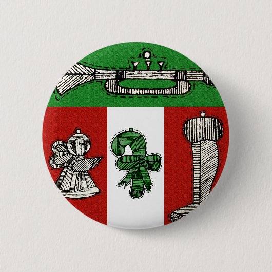 ヴィンテージオーナメント 缶バッジ (正面)