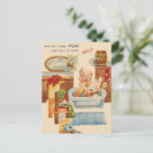 ヴィンテージオーバーザヒル誕生日 ポストカード (スタンド正面)