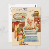 ヴィンテージオーバーザヒル誕生日 ポストカード (正面/裏面)