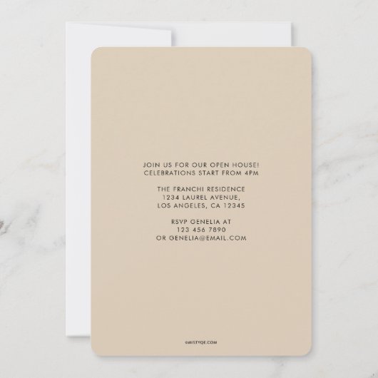 ヴィンテージオーバーレイ1卒業発表 招待状 (裏面)