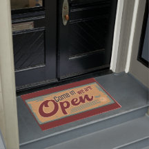 ヴィンテージオープンビジネスサインレトロカフェ