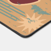 ヴィンテージオープン営業看板レトロカフェガレージ デスクマット (コーナー)