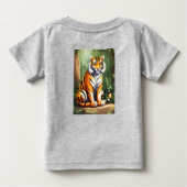 ヴィンテージオーラクラシック:エレガンスTシャツ。 ベビーTシャツ (裏面)