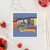 ヴィンテージオーランドフロリダ スタンダードカクテルナプキン (インサイチュ)