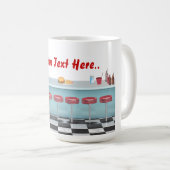 ヴィンテージオールアメリカンダイナー コーヒーマグカップ (正面右)