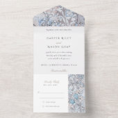 ヴィンテージオールインワンティアRSVP遠くに招待状 オールインワン招待状 (内側)