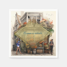 ヴィンテージオールドアムステルダム スタンダードカクテルナプキン