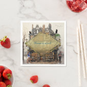 ヴィンテージオールドアムステルダム スタンダードカクテルナプキン (インサイチュ)