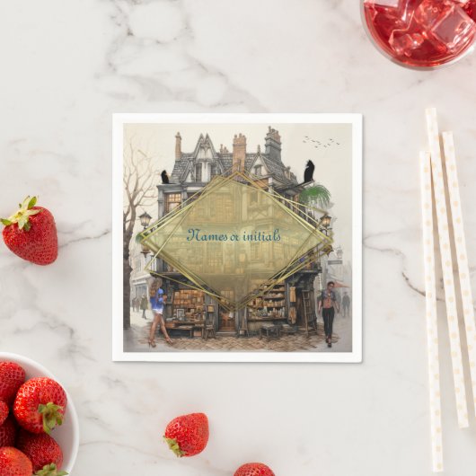 ヴィンテージオールドアムステルダム スタンダードカクテルナプキン (インサイチュ)