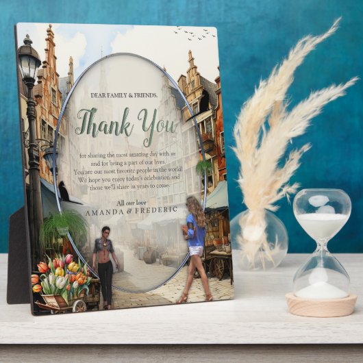 ヴィンテージオールドアムステルダム フォトプラーク (側面)