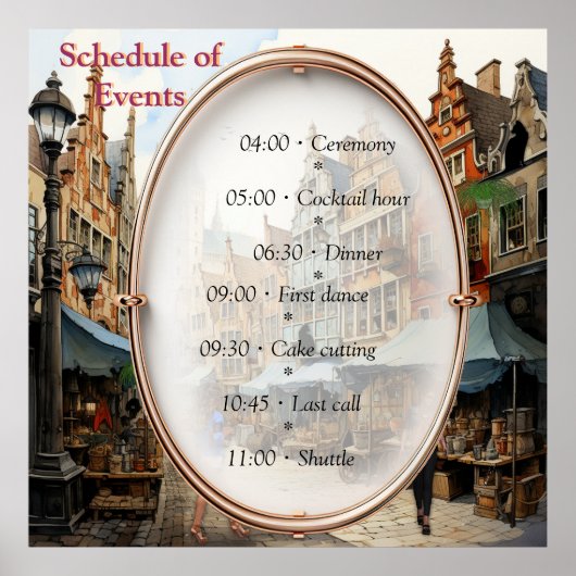 ヴィンテージオールドアムステルダム ポスター (正面)