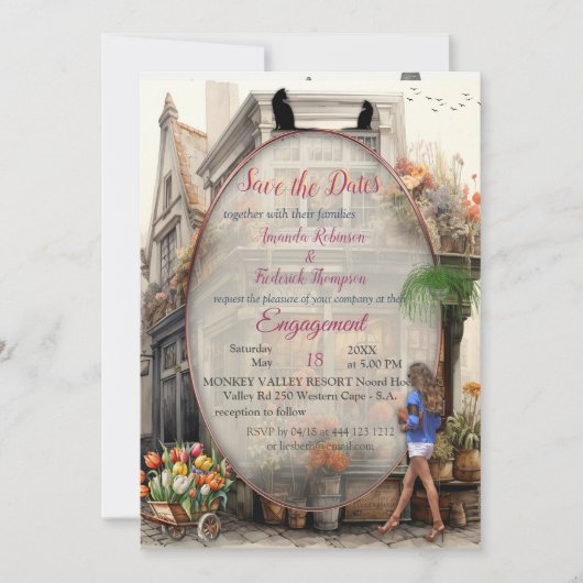 ヴィンテージオールドアムステルダム 招待状 (正面)