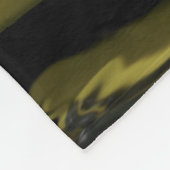 ヴィンテージオールドアンティークイエロートラック フリースブランケット (角)