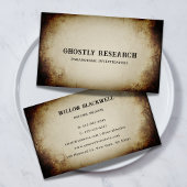 ヴィンテージオールドアンティーク紙サイキックミディアムグランジ 名刺