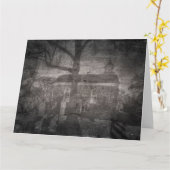 ヴィンテージオールドオランダ教会 カード (黄色い花)