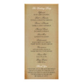 ヴィンテージオールドオーク結婚ツリーのコレクション – プログラム (裏面)