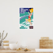 ヴィンテージオールドオーチャードビーチメイントラベルポスター ポスター (キッチン)