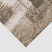 ヴィンテージオールドカーセピアアンティークテクスチ素朴ャ 薄葉紙 (詳細)