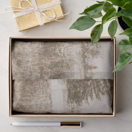 ヴィンテージオールドカーセピアアンティークテクスチ素朴ャ 薄葉紙 (ギフト)