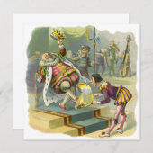 ヴィンテージオールドキングコール子供部屋ライム招待状 招待状 (正面/裏面)