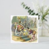 ヴィンテージオールドキングコール子供部屋ライム招待状 招待状 (スタンド正面)