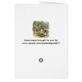 ヴィンテージオールドキングコール子供部屋韻の詩 (裏面)