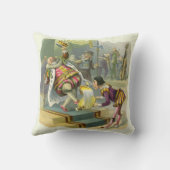 ヴィンテージオールドキングコール子供部屋韻の詩 クッション (裏面)