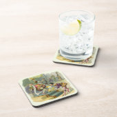 ヴィンテージオールドキングコール子供部屋韻の詩 コースター (右側)